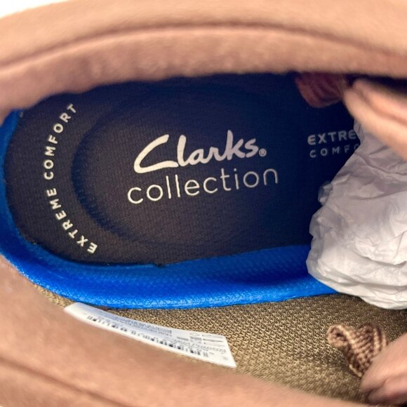 Clarks Bradley Leather Mid Comfort Boots Size 9M Brown Lace‑Up Ankle Boots - Picture 12 of 14